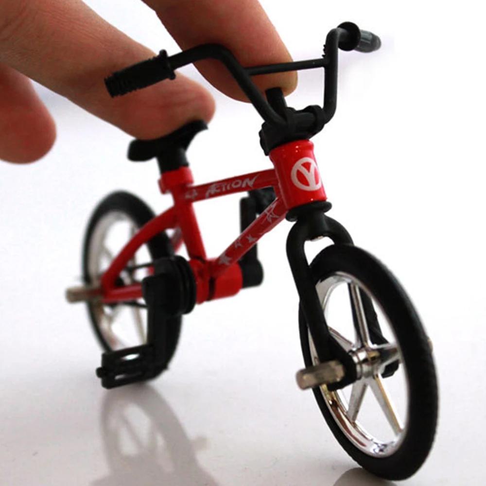 for Kids Zinc Zinc Alloy Bike Fans Plastic Model Toys Mini Bike Finger Bicycle Spare Tire Finger BMX