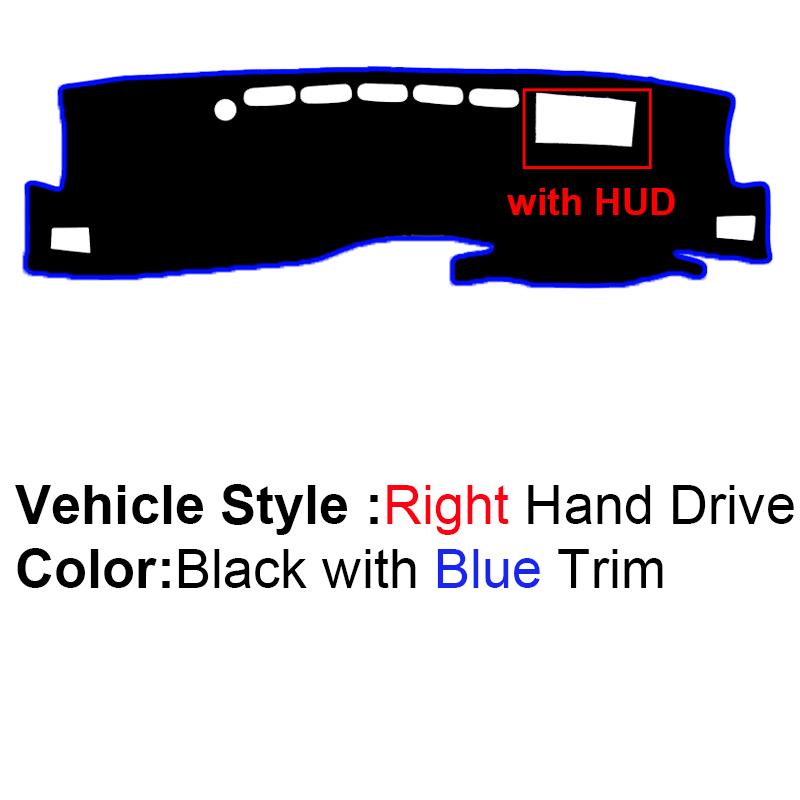2 Layer Car Dashboard Cover Carpet For Toyota Avalon    LHD RHD Rug Pad Carpet Dashmat Sun Shade Car Decoration