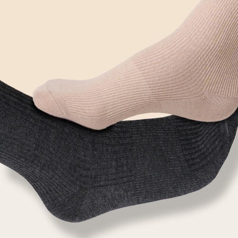 Women's Mercerized Wool Blend Thickened Antibacterial Warm Mid-Calf Socks (3-Pack)