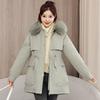 Autumn Winter Thicken Warm Parka Women Casual Sweety Solid Color Big Pocket Loose Hooded Coat Jackets Outwear