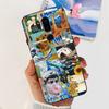 Para LG G7 thinQ Funda G710EM LM-G710 G710 Cubierta Pintada de Lujo Fundas de Teléfono de Silicona Suave Para LG G7 ThinQ Cubiertas Traseras 6.1'' Parachoques