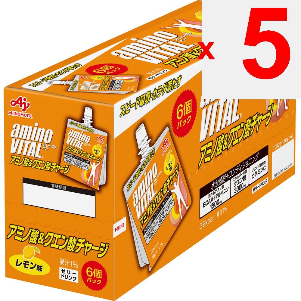 Ajinomoto Amino Vital Citric Acid & Amino Acid Charge Jelly 180g X 6 Other (check Locks, Tongue Cleaners, Etc.) Thia Pack Other (check Locks, Tongue C