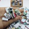20 Stück 1:12 Puppenhaus Miniatur Buch Comic Buch kleine Bücher Mini Modell Kinder Rollenspiel Spielzeug Puppenhaus Zubehör