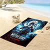 Dark Elegance: Gothic Beauty beach towel beach Beach towel for vacation photos swim seaside Absorbent bath towel Outdoor picnic beach mat printing