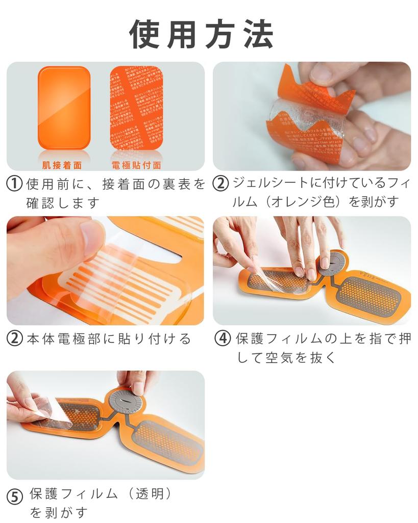 Gel Sheet Replacement Pads - Made with Sekisui Japan Gel - For EMS Abdominal Muscle Belts - Abdominal and Waist Training - Quality Guaranteed - CAMORF