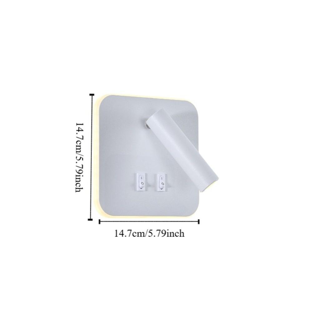 Dual Switch Reading Wall Lamp 350 Degree Rotating Rotating Light LED Wall Light  Bedhead Area