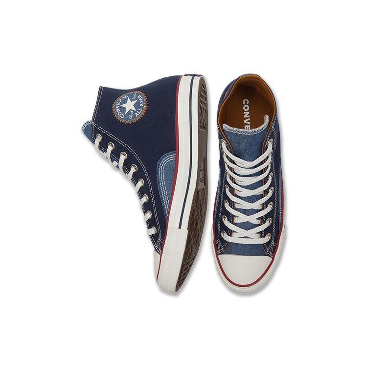 Converse Chuck Taylor All Star 1970s Indigo Boro Comfortable Versatile Durable Lightweight Shock Absorbing High Top Canvas Shoes 171066C