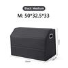 Car Trunk Storage Box Organizer For Tesla Model 3/Y Juniper PU Leather Trunk Cargo Storage Foldable Stowing Tidyin Container Bag
