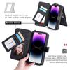 Handyhülle im Brieftaschenformat aus Leder mit Kartenfach für iPhone 15 Pro Max, iPhone 12, Samsung S22 Plus.