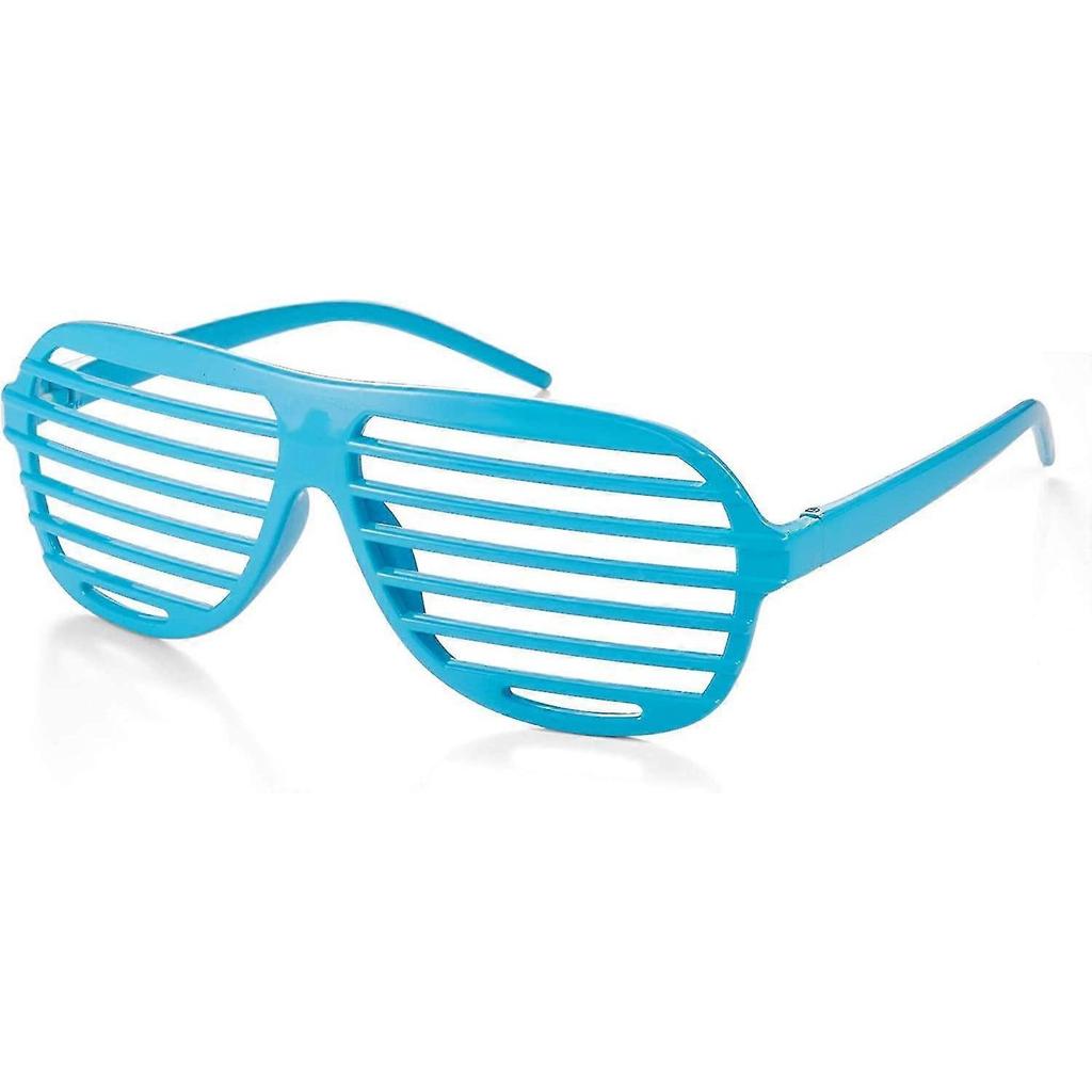 Shutter Shades Fun Novelty Plastic Party Retro Fancy Dress Costume Prop Rave Club Eyewear Disco Adults 80's Sunglasses