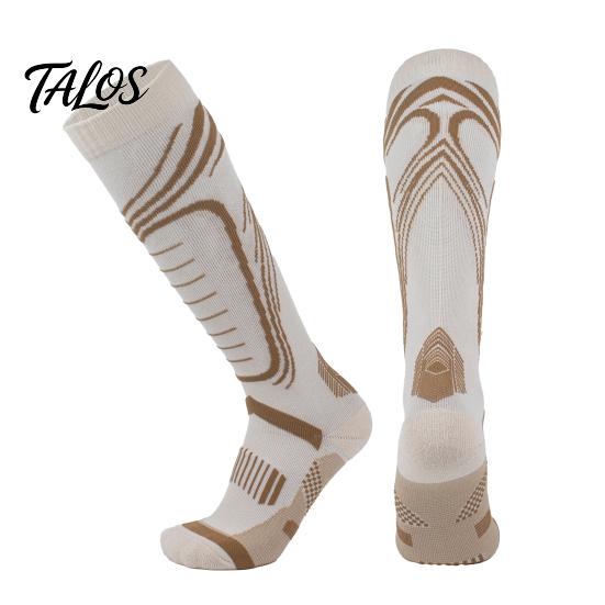 No Slip Snow Boot Socks Cotton Ski for Women, Thickened Thermal Snowboard Socks, Comfortable Pressure Relief Compression Skiing Calf Winter Sports and