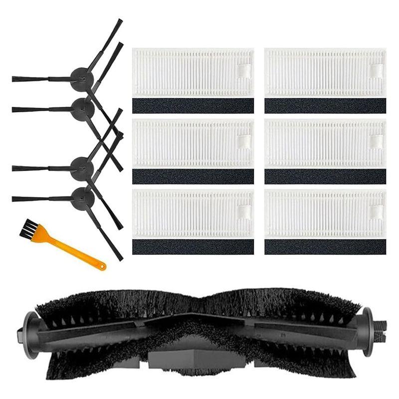 

AEE4-Replacement Parts Accessories For Tikom G7000 G6000 Robot Vacuum Cleaner Spare Parts Set, Include Hepa Filters Brushes