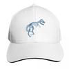 Excavated Dinosaur Fossils In Blue Baseball Cap Hood Sun Caps Hat Luxury Brand Ball Cap Women Unisexs