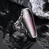 Retro Gothic Coffin Mummy Titanium Steel Ring - Alternative Style for Men