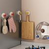 Reusable Abs Suction Cup Hook Punch-Free Wall Mounted Wall Hanger Accessories Vacuum Door Hooks Toilet