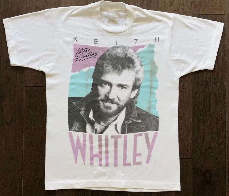 

Vintage Country Music Keith Whitley T-Shirt White Unisex Size S-5XL Unisex T-Shirt S