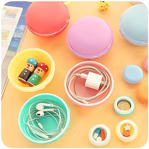 DBMART 6-color Set Two-in-one Realistic Macarons Food Samples Small Storage Pouch Bread Sweets Vegetables Fruits Display Toy Exhibition Promotional