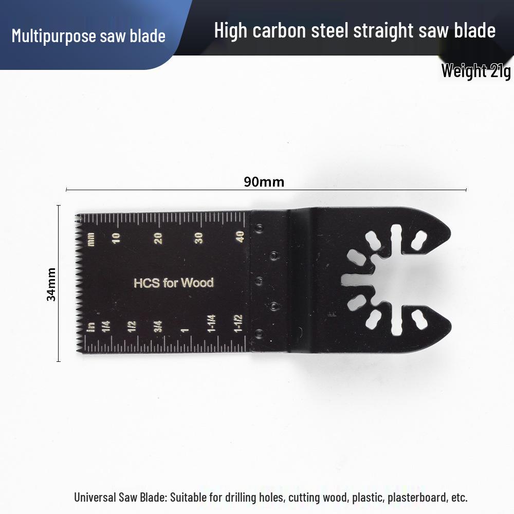 Universal Multifunctional Oscillating Tool Saw Blade - High Carbon Steel Bimetal, 35mm & 45mm, for Cutting & Grinding
