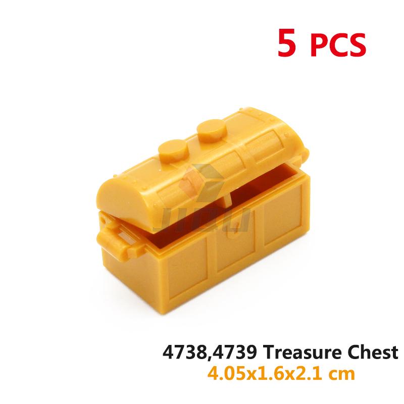 MOC Bricks Toys Accessories Parts City Figure Container Building Blocks Crate Food Barrel Box Treasure Chest 4738 30150 Friends