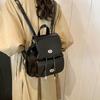 Schoolbag High Value Backpack Women 1011 New Fashion Simple Autumn and Winter Versatile Students Class Shopping Backpack