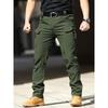 Men'S Tactical Cargo Pants - Spring & Autumn Regular Fit, Breathable Quick-Dry Fabric, Multiple Pockets with Adjustable Straps (Belt Not Included)