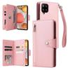 Compatible with Samsung Galaxy A42 5G Case PU Leather Magnetic Flip Zipper Card Holder Wallet Cover