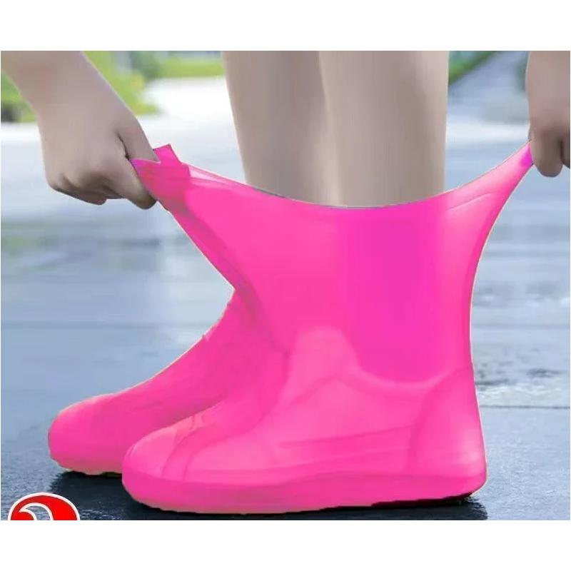 

1 пара силиконовых водонепроницаемых бахил, резиновые бахилы, устойчивые к губам, дождевые сапоги, бахилы, аксессуары для дождливого дня на открытом воздухе L розы красного