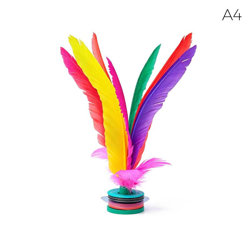 Colorful Traditional Chinese Jianzi Soft Feather Kick Shuttlecock for Travel Camping Outdoor Leisure Activity All Age Groups