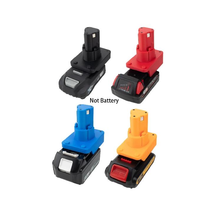 Adapter For Lidl Parkside X12V Li-ion Tool to Makita 18V LXT/DeWalt 18/20V//Milwaukee 18V/Aldi Ferrex 20V Li-ion Battery Adapter