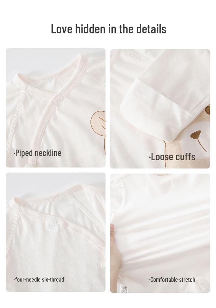 Newborn Butterfly Cotton Long Sleeve Summer Jumpsuit