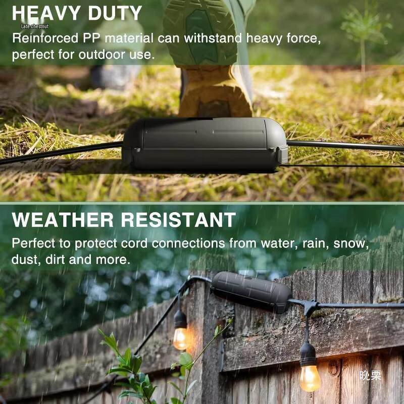 Waterproof Outdoor ABS Junction Box with Terminals and Ears