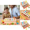 Wooden Montessori Educational Toy Color Shape Matching Coins Storage Box For Toddlers