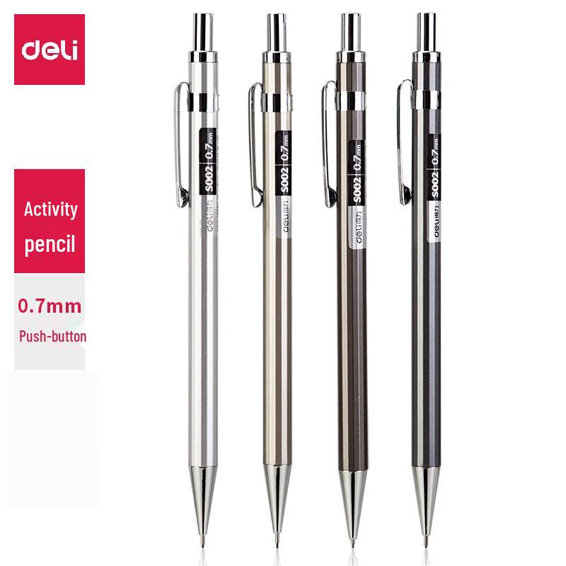 Deli S002 0.7mm Metal Mechanical Pencil