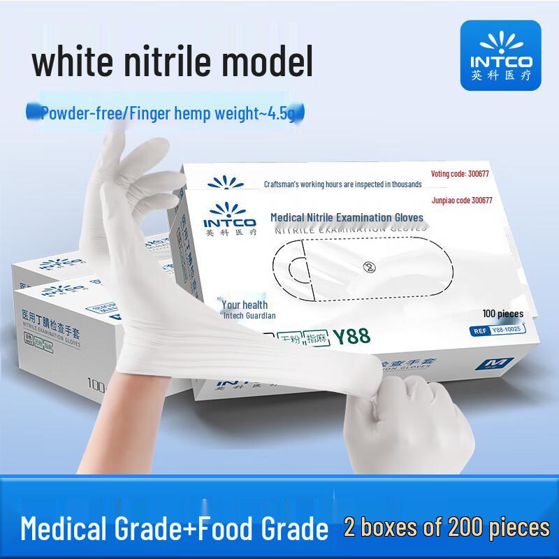 Allied Inco Thickened Disposable Nitrile Medical Gloves