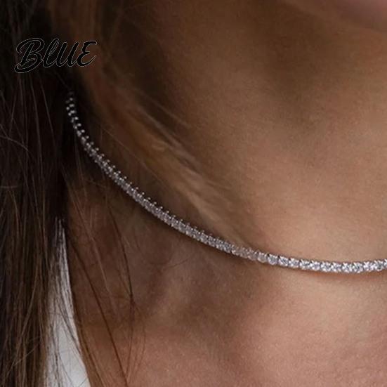 Feminine Neckwear Women Necklace Rhinestone No Pendant Adjustable with Extended