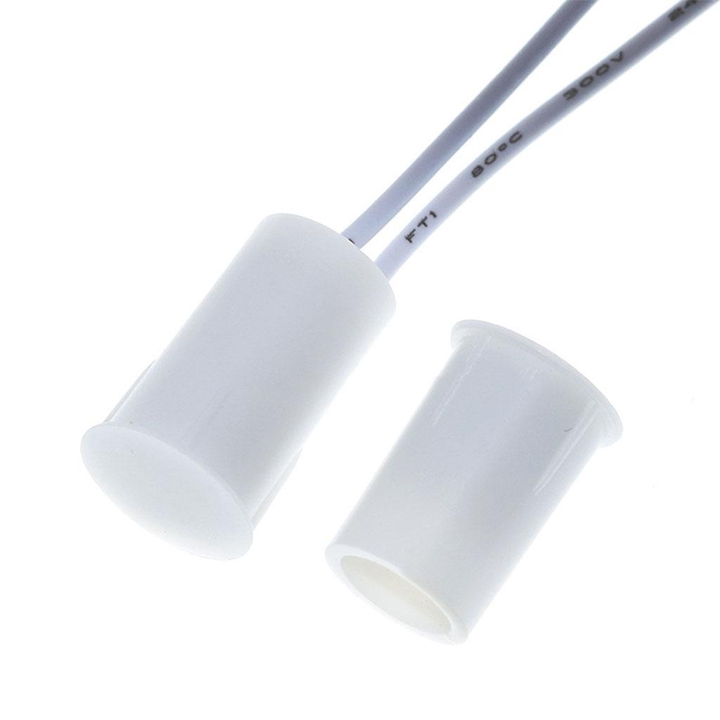 Wired Door Sensor Embedded Magnetic Switch Door Window Entry Warning Switch Home Anti-theft Alarm Dustproof Waterproof