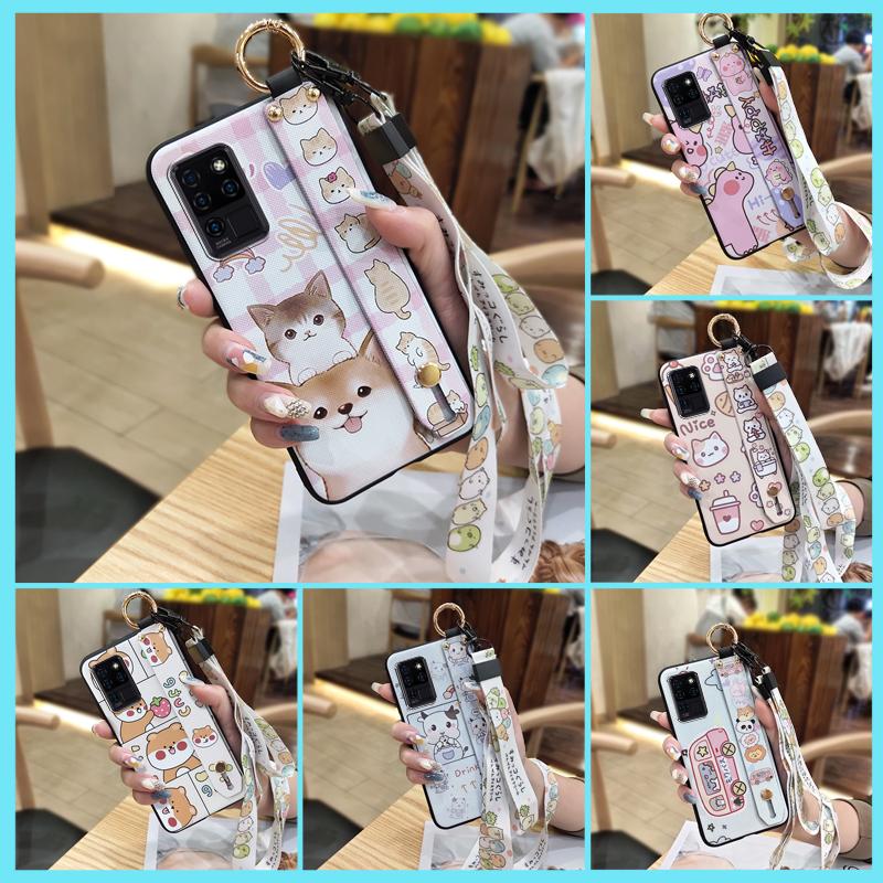 Fashion Design Protective Phone Case For Oukitel C21 Anti-knock Ring Anti-dust Soft Case Cute Cartoon Waterproof Durable