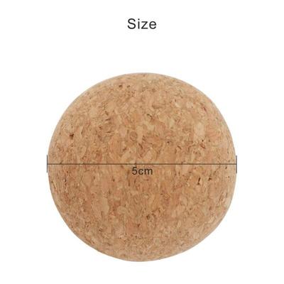 Round Floating Cork Keyring Ball Wooden Accessories