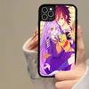 N-No Game No life Phone Case Silicone PC+TPU For For iPhone  11 12 13 14 15 16 Plus Pro Max Cover