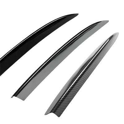 Glossy Black Front Bumpers Lip Front Grille Trim For Benz A Class W177 A180 + AMG 2018+ Car Spoiler Sticker Accessories-A87Q
