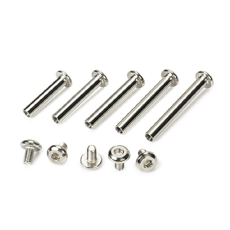 10 Pcs Screws Nails Rivets Inner Hexagon Screws Luggage Wheels Tacks Screws