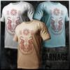 Muay Thai T-Shirt Bangkok Thai-Boxen Yantra rot Tiger Thai-Boxer Kampfsport