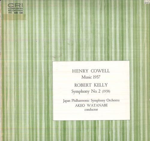 

LP Record AKEO WATANABE, JAPAN PHILHARMONIC S - Henry Cowell Music 1957 / Robert Ke CRI132 CRI US Classical Used