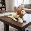 Funny Desk Lion Decorations 3D Printed Lion Ornaments Cartoon Animal Lion Statues  Bedroom Decor