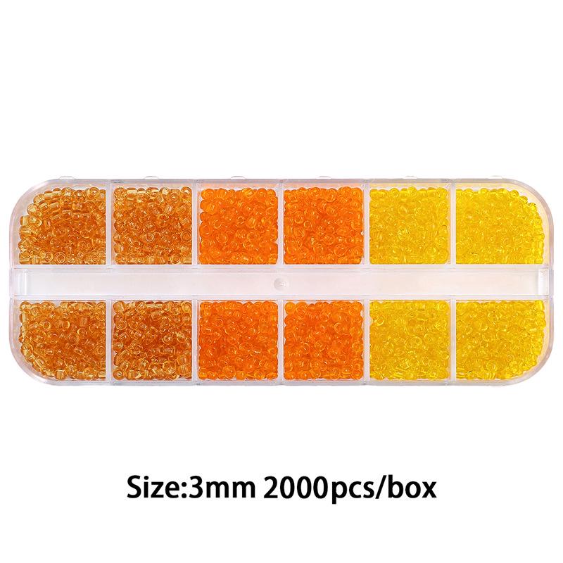 8/10/12/15 Grid Box: Seed Beads, Sequins, Imitation Pearls for DIY Necklaces & Phone Chains