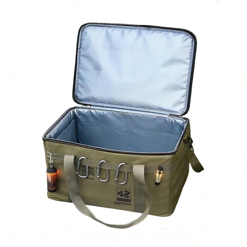 Outdoor Folding Insulated Picnic Bag Camping Tactical Storage Large Capacity