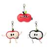 Appuri Plush Keychain - Cute Bag Accessory (Red, Half, Black) | K-pop BTS Jin’s Choice Style