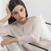 Pleats Mood Basic Button Pleats Cardigan