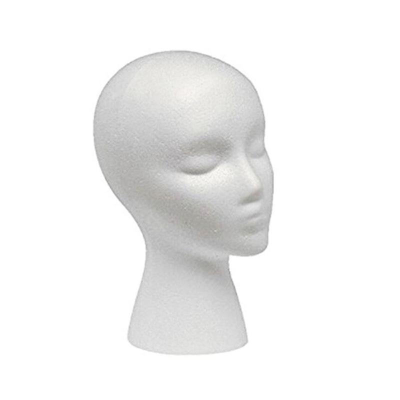 

Foam Wig Head Model Mannequin Dummy Wig Glasses Hat Display Stand Rack Hairpieces Stand Holder Wigs Hats Jewelry Glasses Holder 1pc&1pc/set