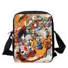 NARUTO Anime Kids Crossbody Bag, Adjustable Straps & Zipper, Light Durable Shoulder Bag, Daily School Bag Boys & Girls Ages 5-11